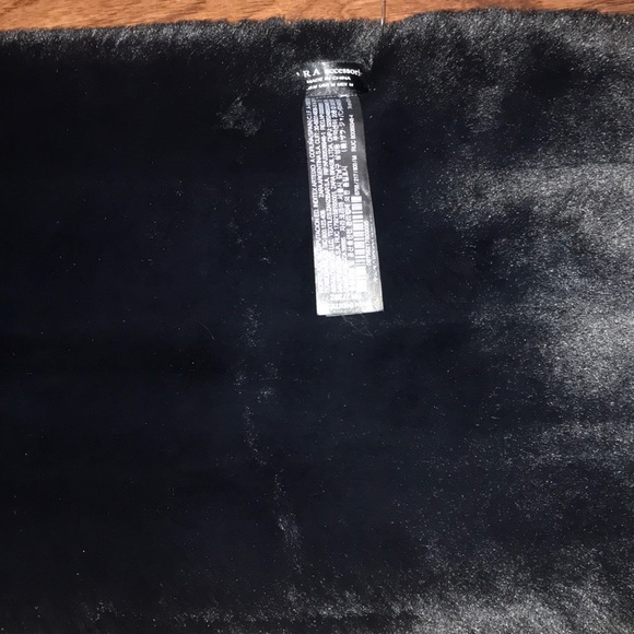 Zara Accessories Zara Neck Warmer Faux Fur Black Poshmark